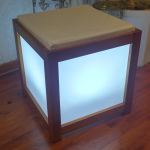 Cubo Led Cube WOOD con cojin - Imagen 4