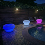 Mesa LED plastic table
