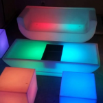 Mesa Centro larga con hielera - Imagen 2