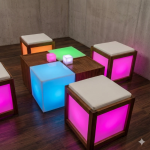 Mesa Led Table WOOD - Imagen 2