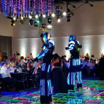 Show Robot LED con CO2