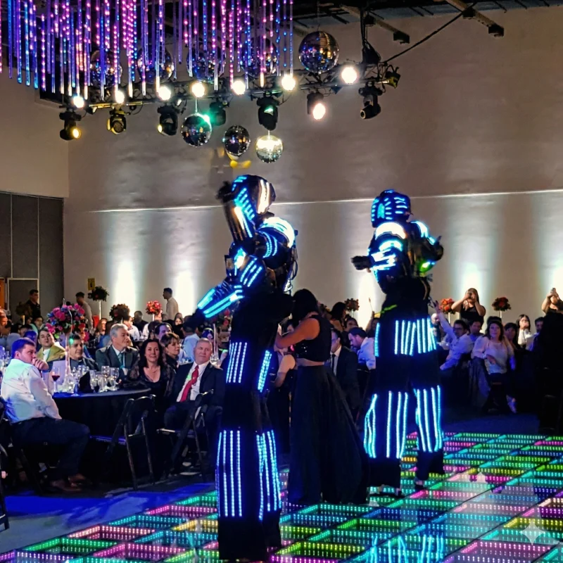 robot led 1 Show Robot LED con CO2 - Imagen 1