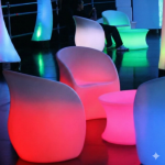 Silla LED plastic chair